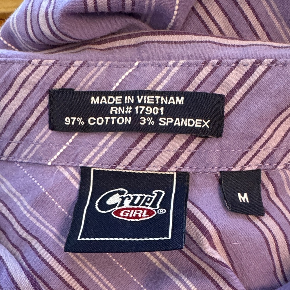 Cruel Girl Western/Barrel Racing Button Down Shirt - Picture 6 of 7
